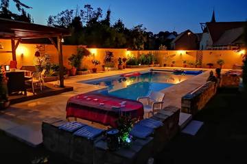 Gîte pour 4 personnes, avec piscine et jardin à Ettendorf (homonymie)