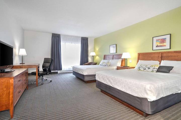 Hôtel pour 4 personnes, avec terrasse ainsi que piscine et jacuzzi, animaux acceptés dans Victoriaville