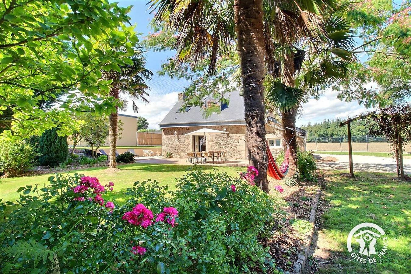 Le jardin de l'hôtellerie in Bourseul, Région de Dinan