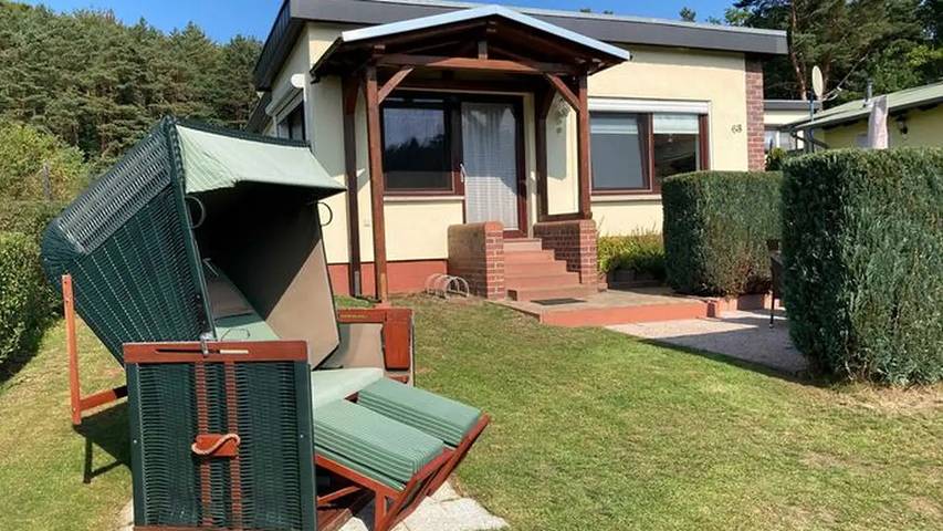 Ferienhaus für 3 Personen, mit Garten