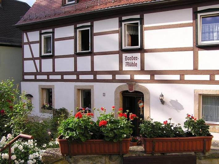 Ferienwohnung für 2 Personen, mit Terrasse in Krippen