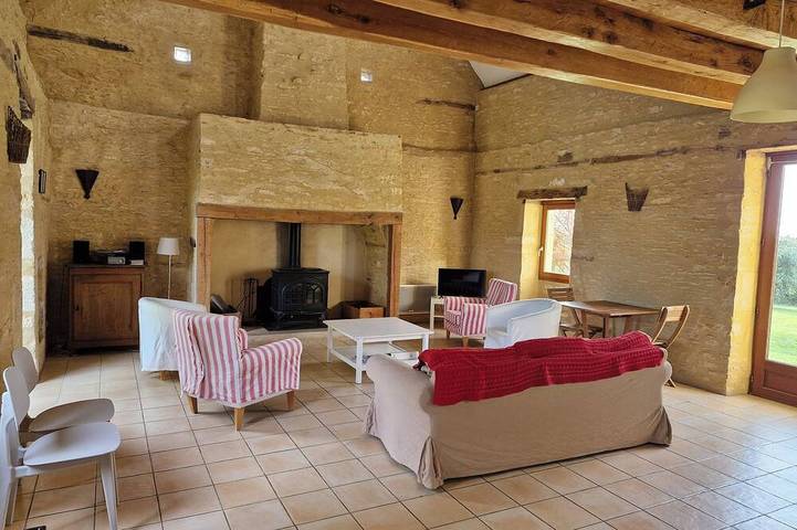 Maison de vacances pour 12 personnes, avec jardin, animaux acceptés