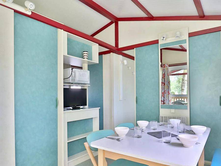 Camping L'Etang d'Ardy - Mobilhome 5 personnes - Mobil-Home Pêcheur 3 Pièces 5 Personnes + Tv in Saint-Paul-lès-Dax, Région de Dax