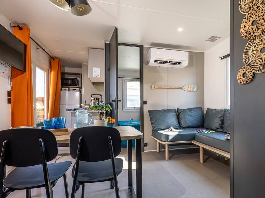 Camping Les Rouillères - Mobilheim 6 personen - Select Tv Lv Clim Plancha - 3 Schlafzimmer - 6 pers. in La Tranche-sur-Mer, Vendée