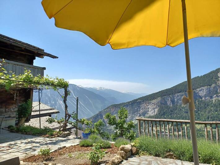 Location de vacances pour 2 personnes, avec jardin et vue à Albinen - 3