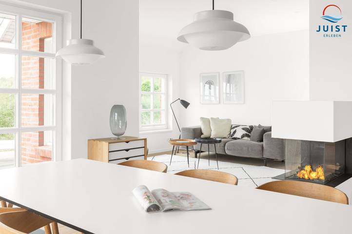 Ferienhaus mit Meerblick für 5 Personen, mit Ausblick und Garten auf den Ostfriesische Inseln - 3