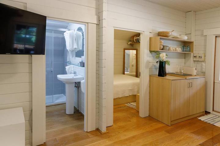 Camping für 2 Personen, mit Balkon und Terrasse sowie Garten und Pool in Galicien - 3