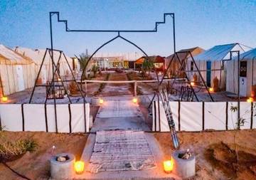 Cottage pour 2 personnes, avec vue et terrasse dans Merzouga