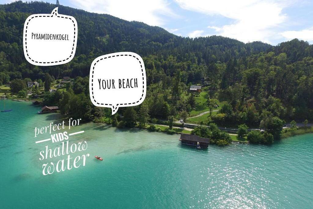 Cosy Lake cottage, 300m2 lake area just for you ! in Maria Wörth, Klagenfurt-Land