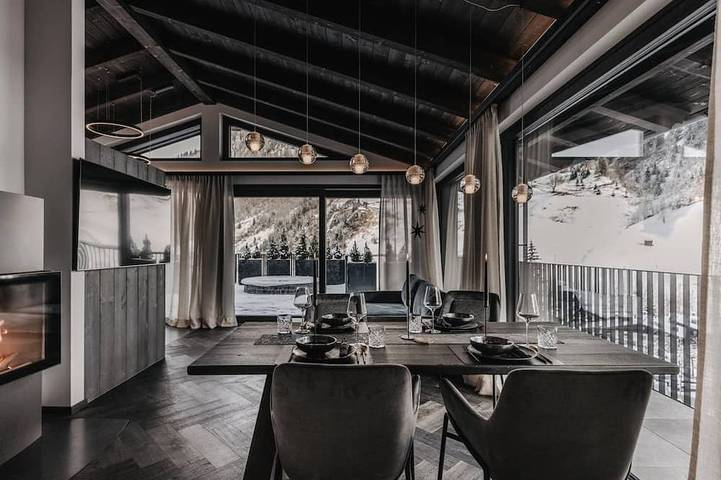 Chalet für 6 Personen, mit Balkon und Sauna sowie Garten - 1