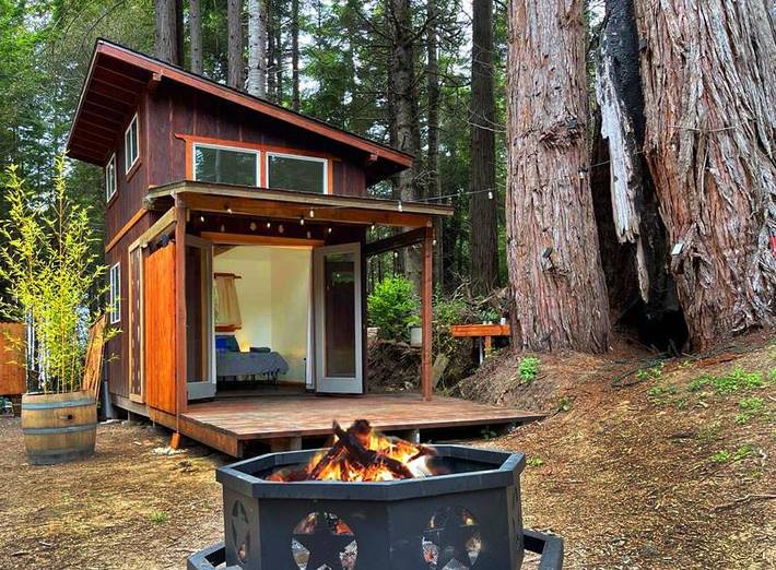 Camping para 2 personas, con vistas y terraza en California