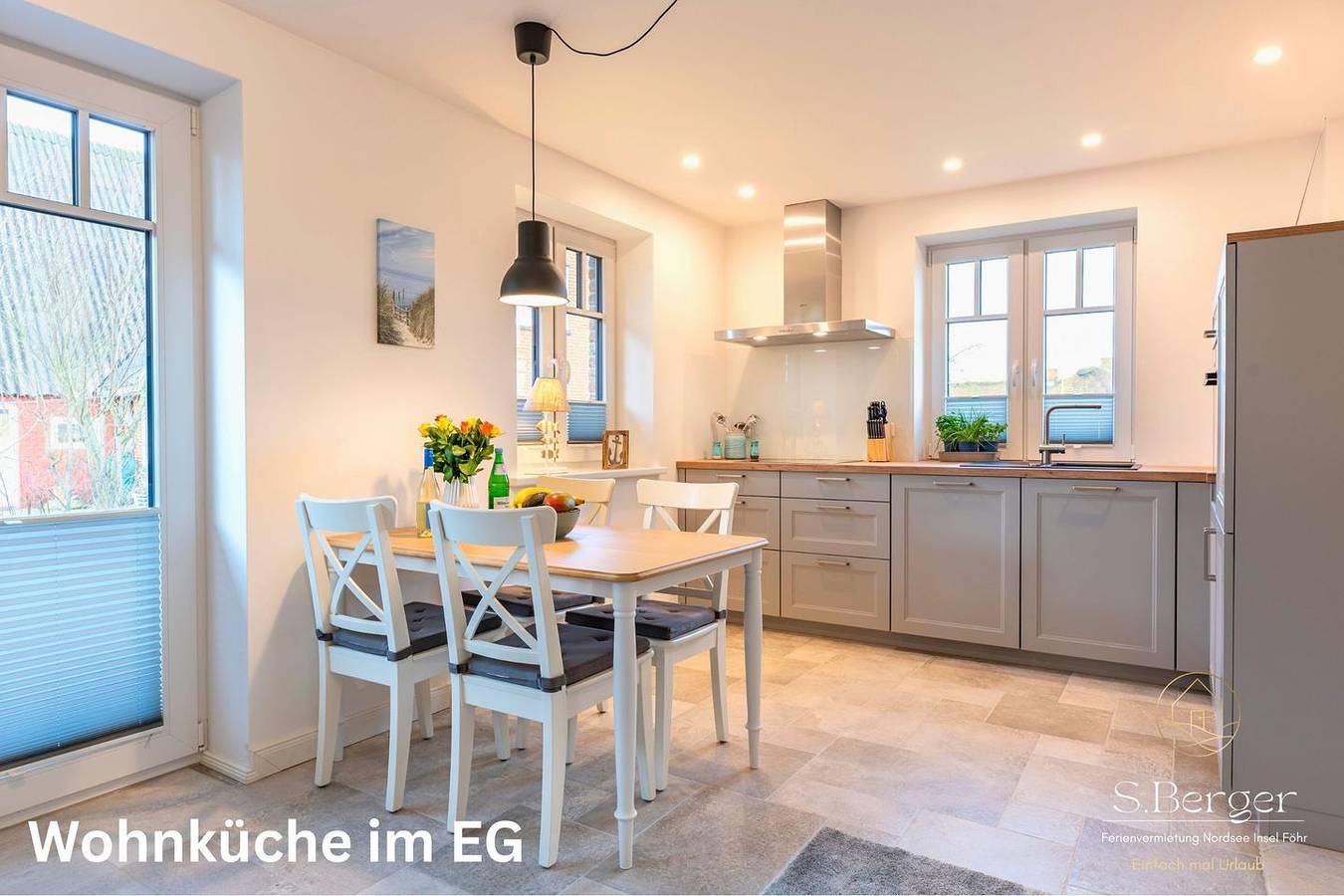 Ganze Wohnung, "Entspanntes Wohnen im Ferienhaus König 'Ankerplatz' – Ihr Rückzugsort!" in Oevenum, Föhr