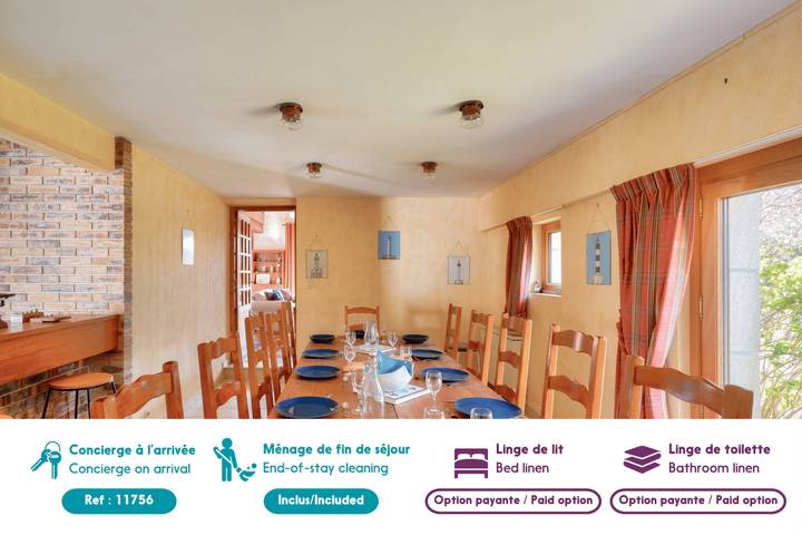 Location de vacances pour 12 personnes, avec sauna ainsi que terrasse et jardin à Penmarch - 3