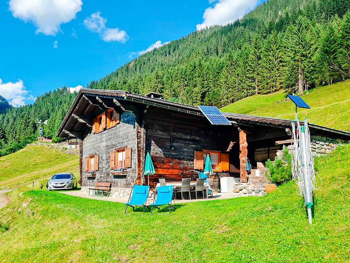 Ferienhaus für 9 Personen, mit Terrasse und Garten sowie Ausblick in Vorarlberg