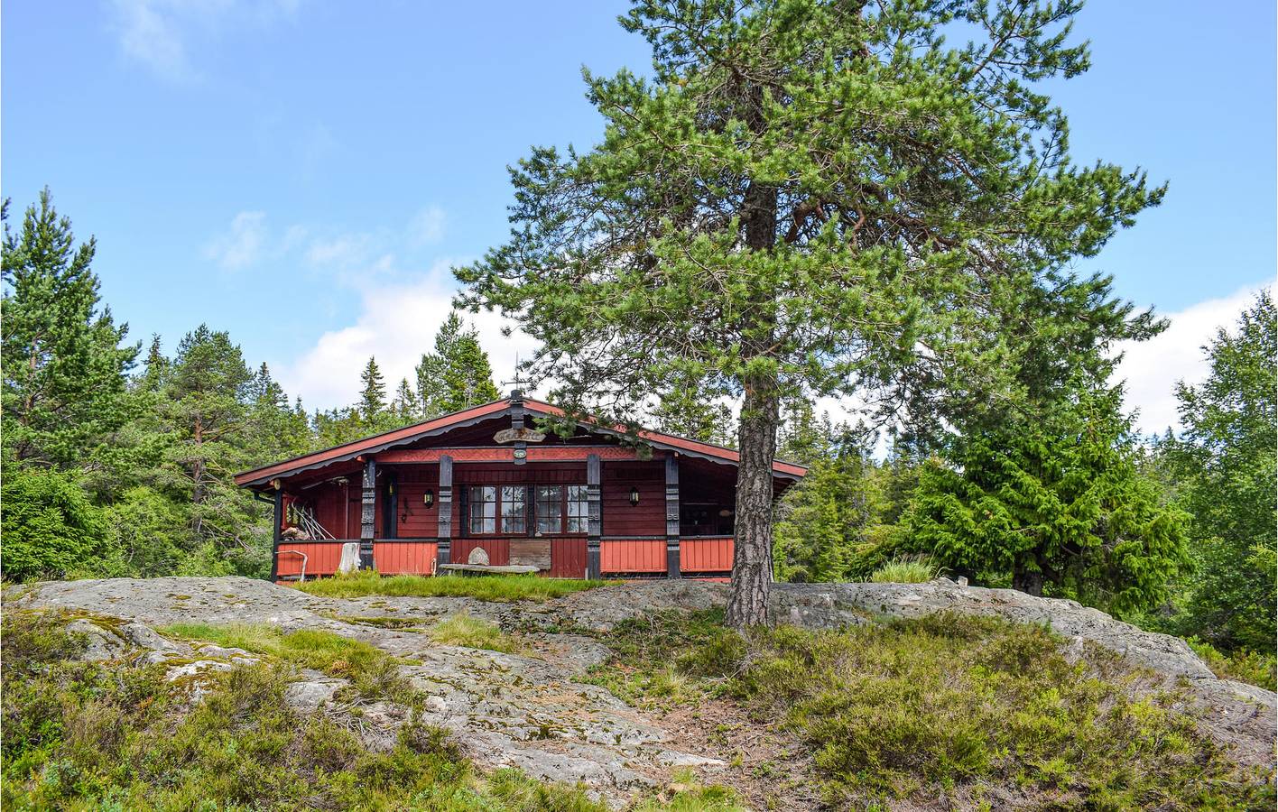 Ferienhaus für 6 Personen mit Garten in Nissedal