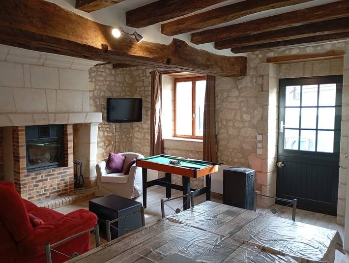 Ferienhaus 'La Tanière Du Loir' mit Terrasse, Garten und Wlan in Aubigné-Racan, Sarthe