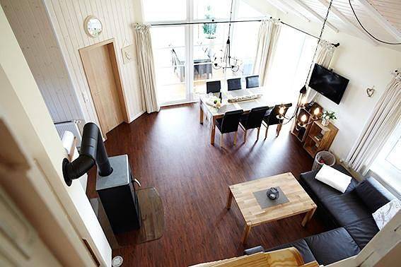 Ferienhaus für 4 Personen, mit Terrasse und Sauna sowie Ausblick in Bliesdorf