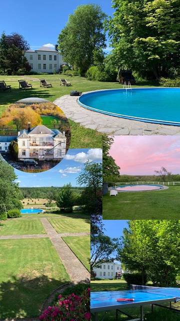 Cottage pour 16 personnes, avec piscine ainsi que vue et jardin dans Cul-des-Sarts