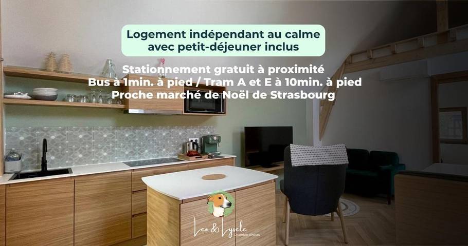 Chambre d’hôte pour 5 personnes, avec vue - 1