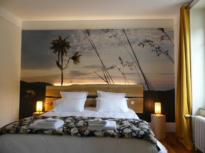 Chambre d’hôte pour 2 personnes, avec jardin ainsi que vue et terrasse