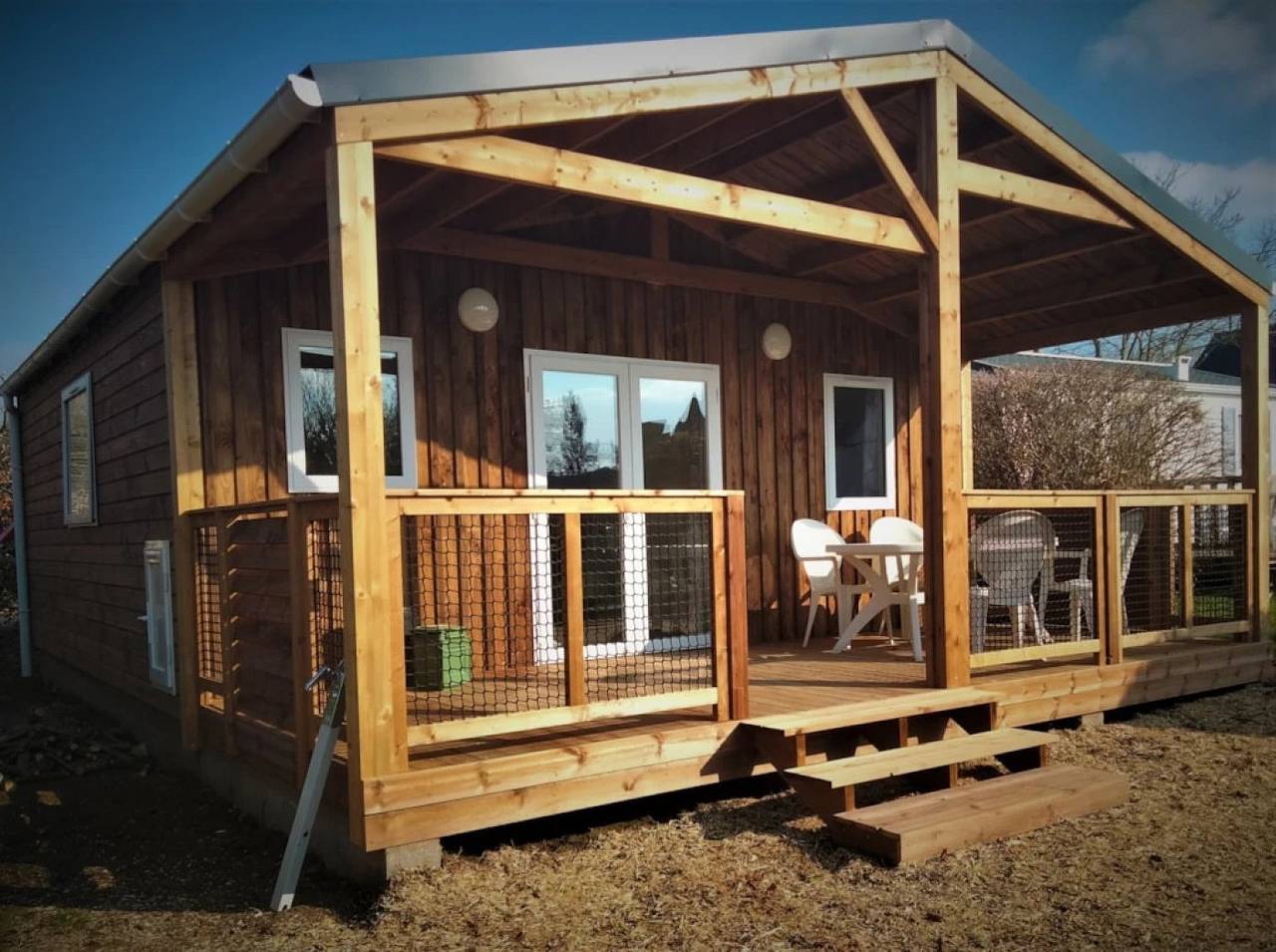 Zecamping 3* pataugeoire 4km plage fitness locatif Tv 35m2 6 pers in Pouldreuzic, Côte de Cornouaille