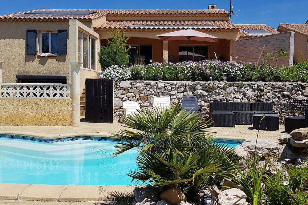 Villa con aire acondicionado en la Costa Azul con gran piscina. in Ensuès-la-Redonne, Istres region