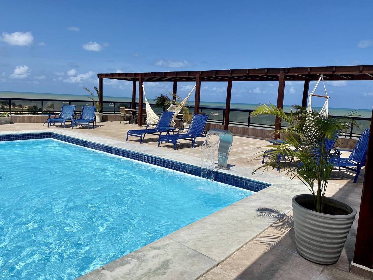 Geheel appartement, Vakantieappartement voor 5 personen met tuin in Cabo Branco, João Pessoa (gemeente)