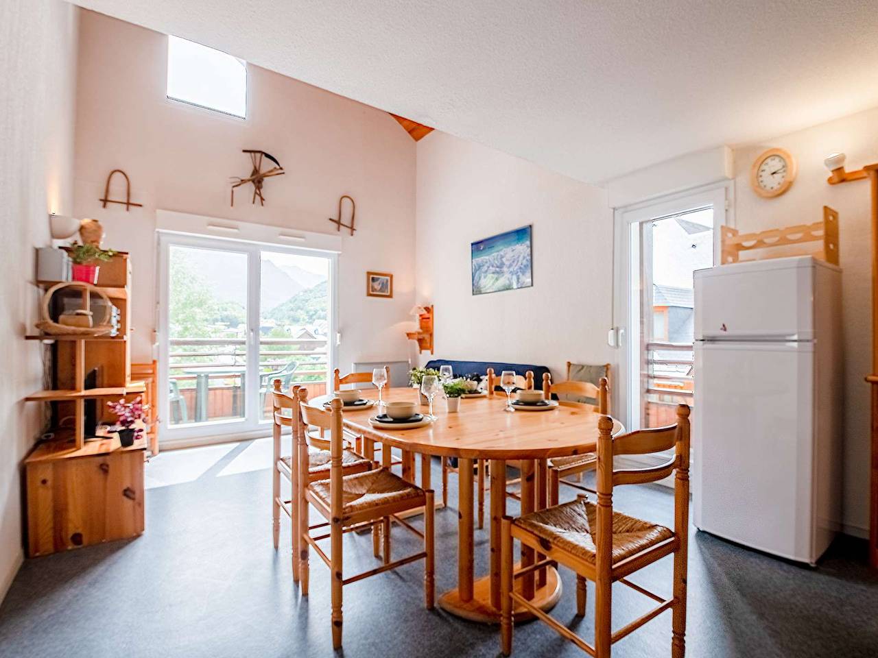 Apartamento entero, Apartamento dúplex para 8 personas, balcón, ideal para estancias en los Pirineos in Saint-Lary-Soulan, Parque nacional de los Pirineos