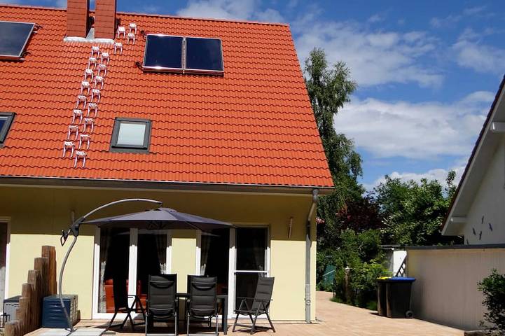 Ferienhaus für 6 Personen, mit Garten und Sauna sowie Terrasse