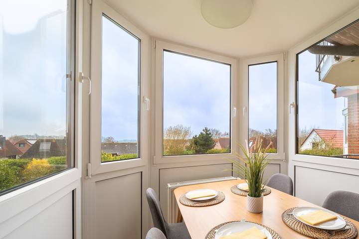 Ferienwohnung für 3 Personen, mit Sauna und Balkon in Nordholz - 4