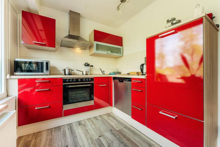 Ferienwohnung für 6 Personen, mit Terrasse und Sauna sowie Ausblick