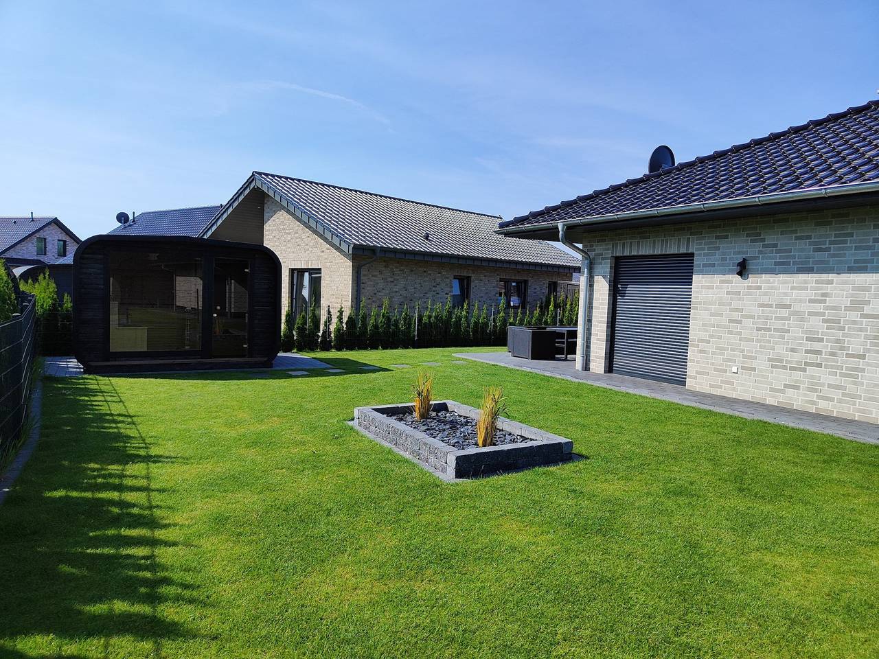 Ferienhaus Devilina mit Sauna und Kamin am Harkebrügger See in Barßel, Oldenburger Münsterland