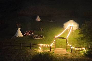 Camping für 15 Personen, mit Garten im Piemont