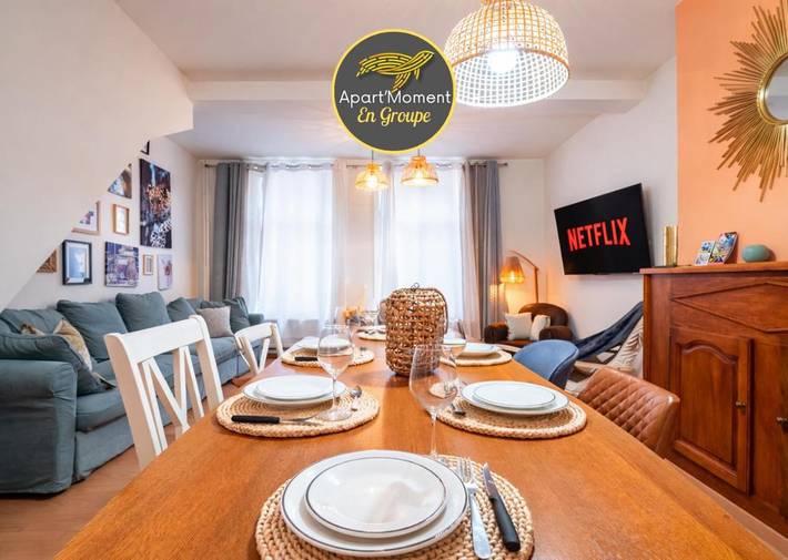 Appartement de vacances pour 9 personnes, avec vue