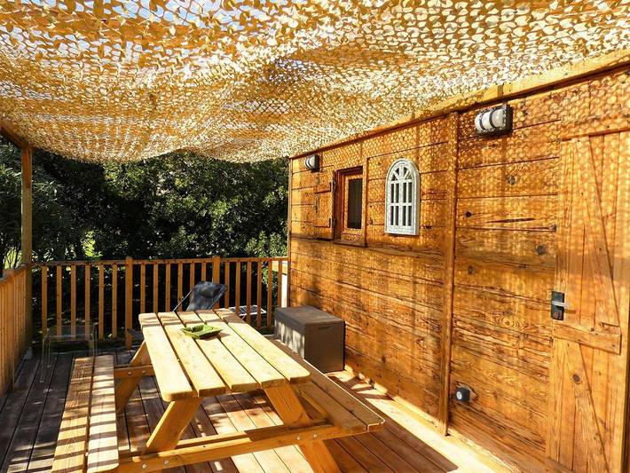 Casa Rural para 4 personas con jardín in Olmeto, Distrito de Sartène