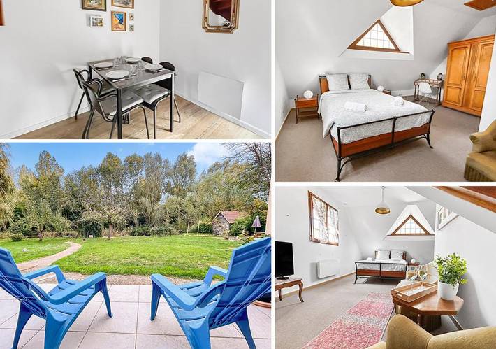 Location de vacances pour 4 personnes, avec vue et jardin, animaux acceptés à Sainte-Geneviève-lès-Gasny - 2