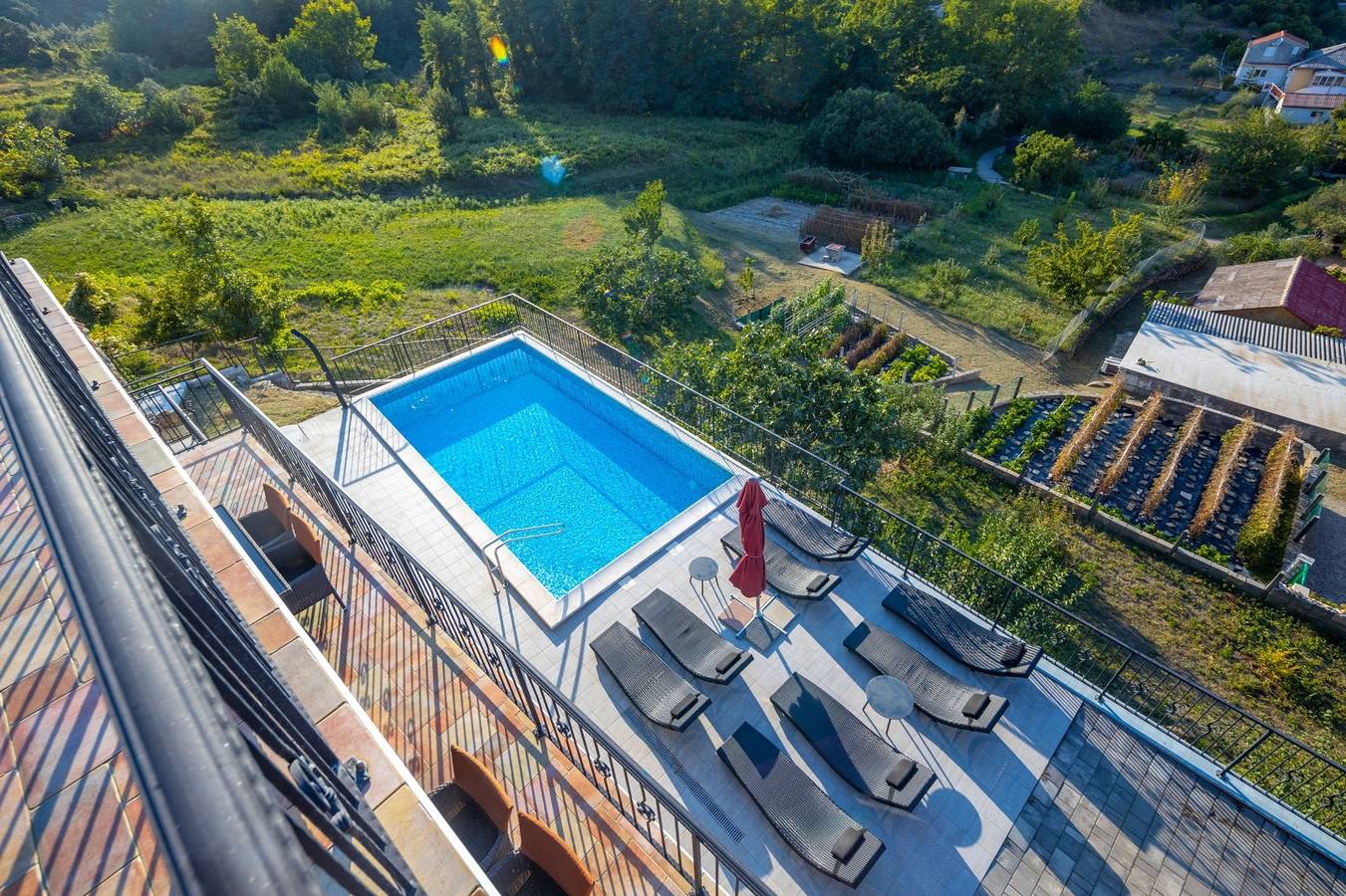 Ferienhaus in Supetarska Draga mit Meerblick, Terrasse, Klimaanlage, W-Lan (890-1) in Supetarska Draga, Rab