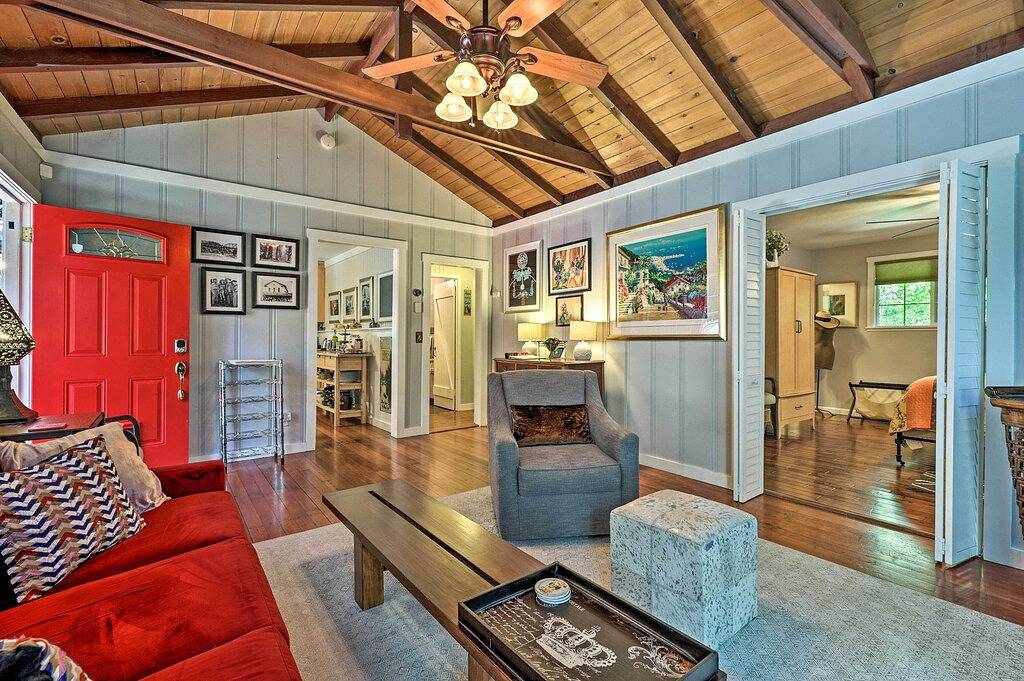 Guerneville Cabin 2 Mi nach Armstrong Redwoods! in California North Coast