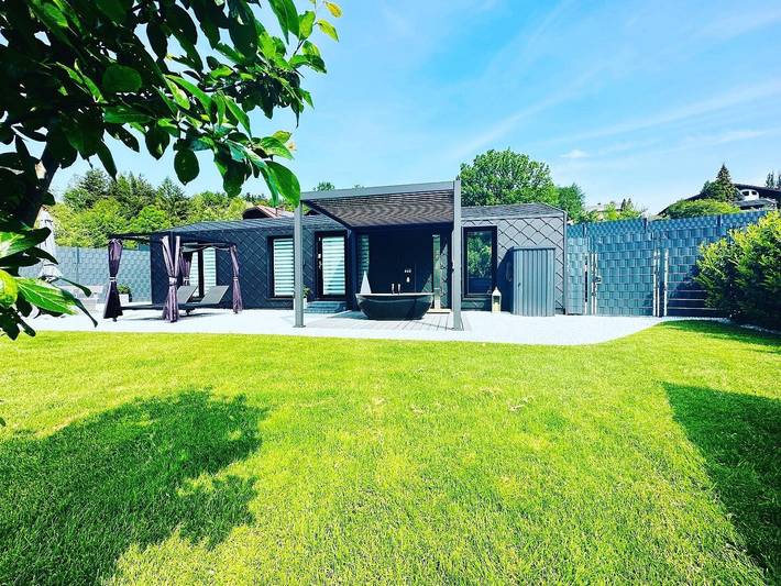 Ferienhaus 'Voralpen Lodge - Premium' mit Whirlpool, Terrasse & Wlan - Nur für Erwachsene in Traisen (Österreich), Mostviertel