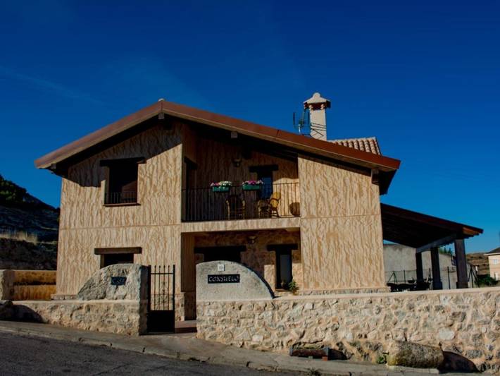 Casa rural para 11 personas, con vistas y jardín en La Alcarria - 3