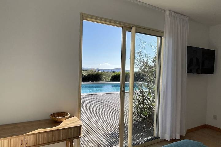 Chambre Dhôte Avec vue mer et Piscine in Grosseto-Prugna, Golfe D'Ajaccio