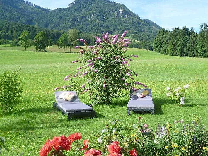 Ganze Ferienwohnung, Ferienwohnungen Hollweger inkl. Chiemgaukarte - 3 Appartement 23qm, Balkon, Kochnische, 1 Wohnschlafzimmer, max. 2 Pers, WLAN in Ruhpolding, Bayerische Alpen