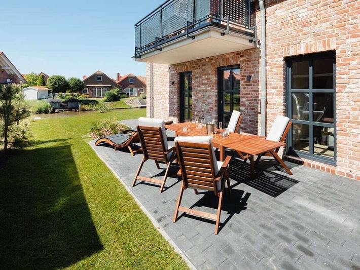 Luxus-Ferienhaus für 4 Personen, mit Terrasse und Garten in Greetsiel