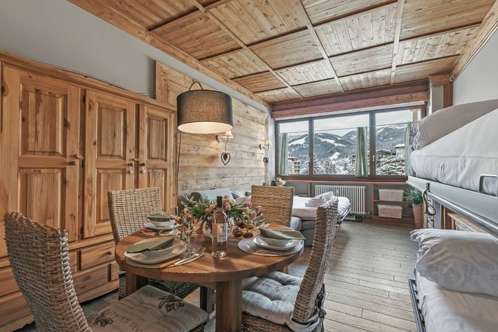 Ganze Wohnung, Studio Charming Sportinia town center in Sauze d'Oulx, Via Lattea