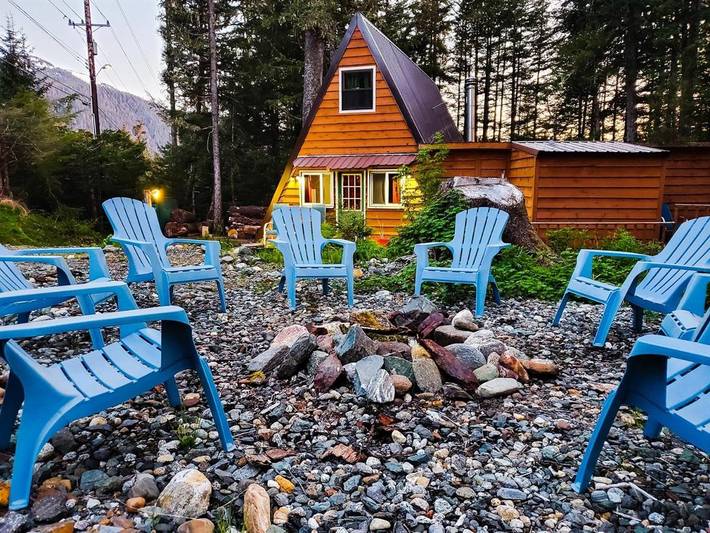 Natuurhuisje voor 4 personen, met balkon en tuin in Alaska