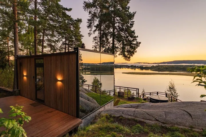 Lodge für 4 Personen, mit Ausblick und Garten - 1