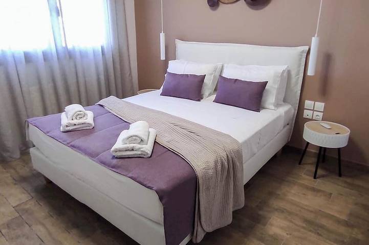 Ganze Wohnung, Cozy, family-friendly apartment with a view! in Kalyvia, Sporaden