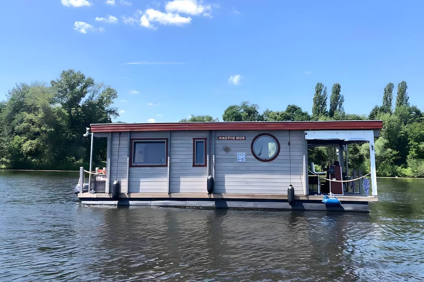 Vacation on the havel houseboat \"nautikhus\" in Töplitz, Werder