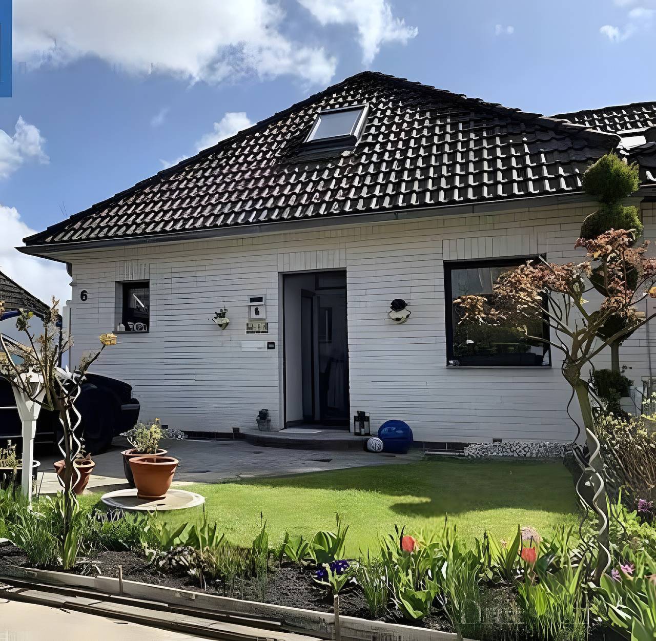 Ganze Wohnung, Ferienwohnung 'Steuerbord' mit privater Terrasse, privatem Garten und Wi-Fi in Büsumer Deichhausen, Dithmarschen
