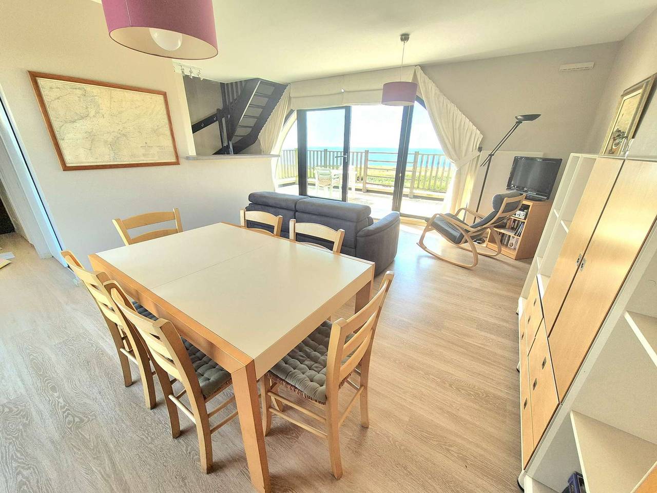 Ganze Wohnung, Familien-Duplex mit Balkonen, Terrassen und Parkplatz in Wimereux, Boulogne-sur-Mer und Umgebung